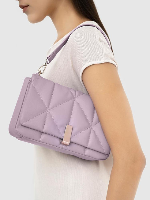 Genevieve Quilted Top Handle Sling Bag